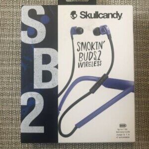 BRAND NEW Skullcandy Smokin' Buds 2 Wireless Earbuds with In-Line Mic & Remote